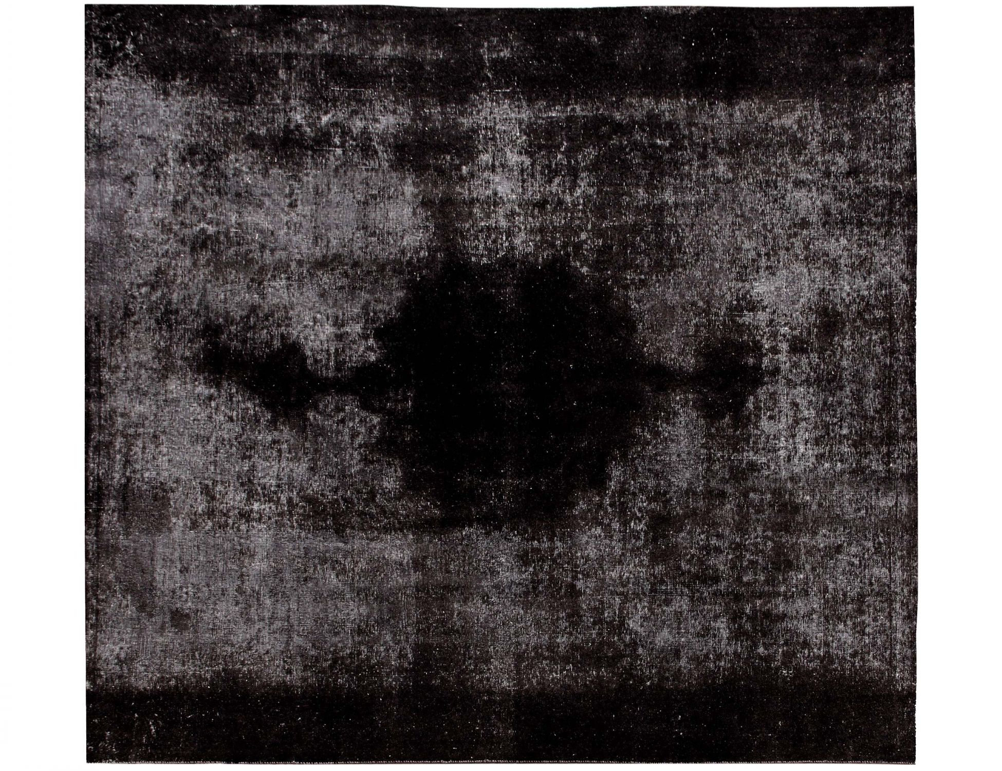 Tappeto vintage persiano  nero <br/>257 x 257 cm