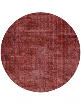  Vintage Tapis 215 X 215 rouge