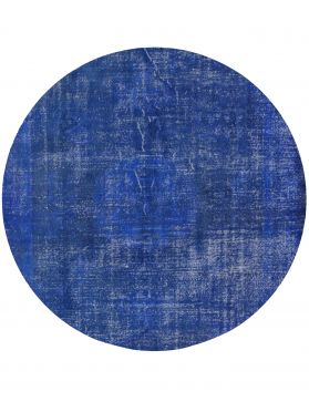 Vintage Teppich 192 X 192 blau
