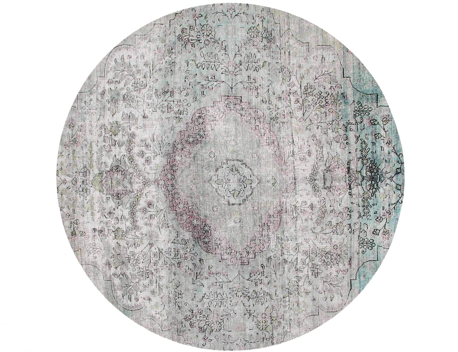 Persisk vintage teppe   206 x 206 cm