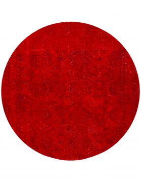 Tapis Persan vintage 191 x 191 rouge