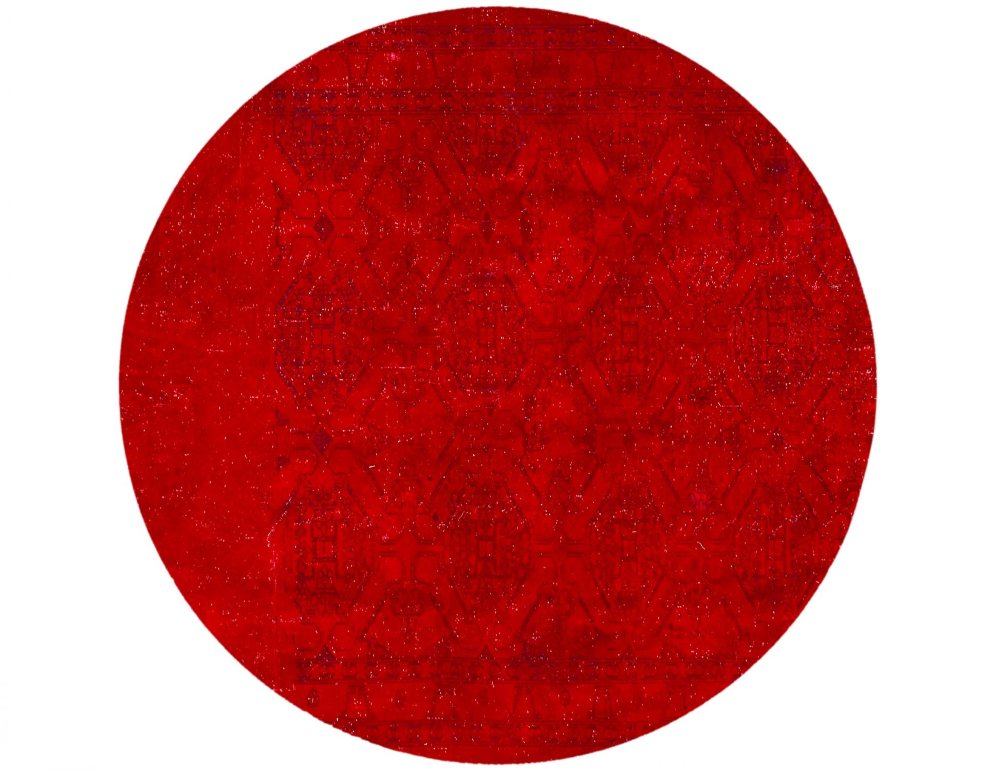 Tappeto vintage persiano  rosso <br/>191 x 191 cm