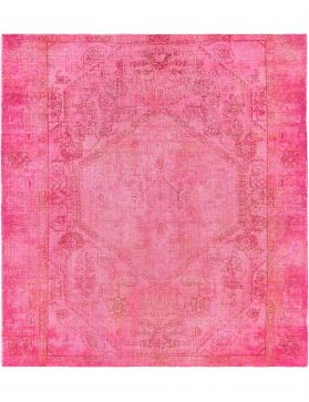 Persischer Vintage Teppich 185 x 185 rot
