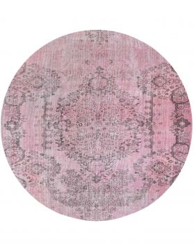 Alfombra persa vintage 177 x 177 rosa