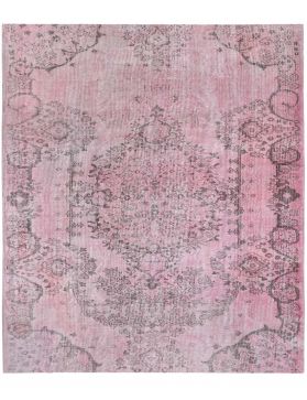 Persischer Vintage Teppich 250 x 177 rosa