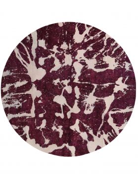 Persischer Vintage Teppich 240 x 240 lila