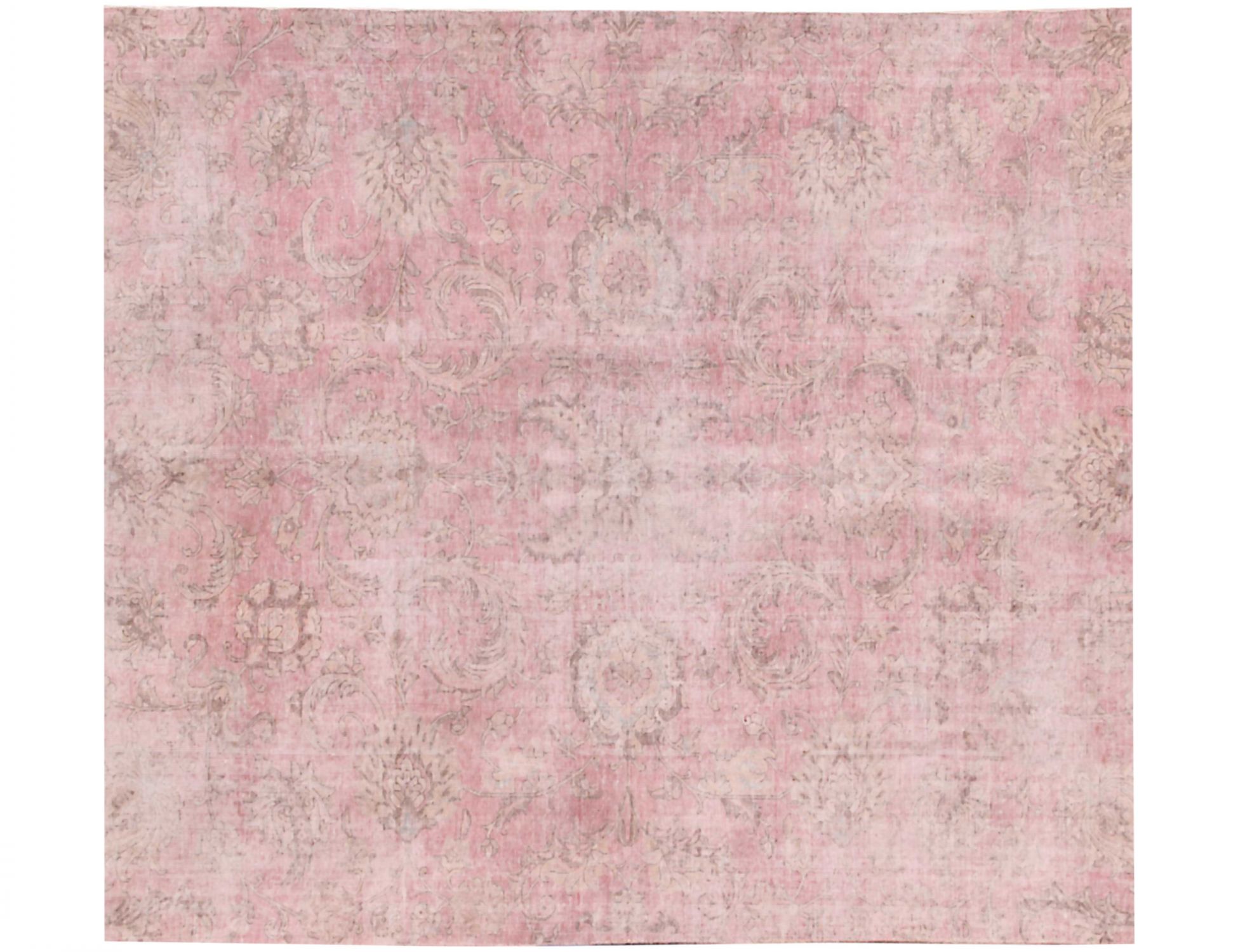 Tappeto vintage persiano  rosa <br/>196 x 196 cm