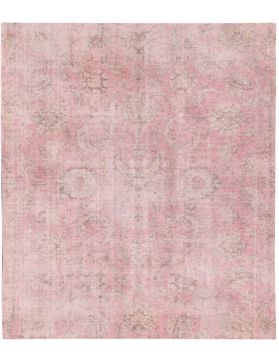 Tappeto vintage persiano 250 x 196 rosa