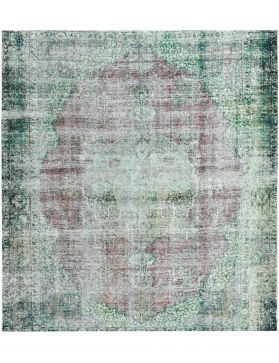 Tapis Persan vintage 290 x 290 vert