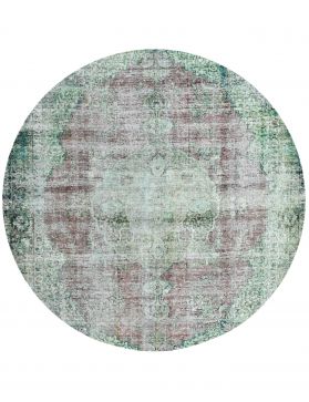 Persischer Vintage Teppich 290 x 290 grün