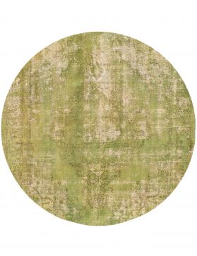 Persisk vintage matta 283 x 283 grön