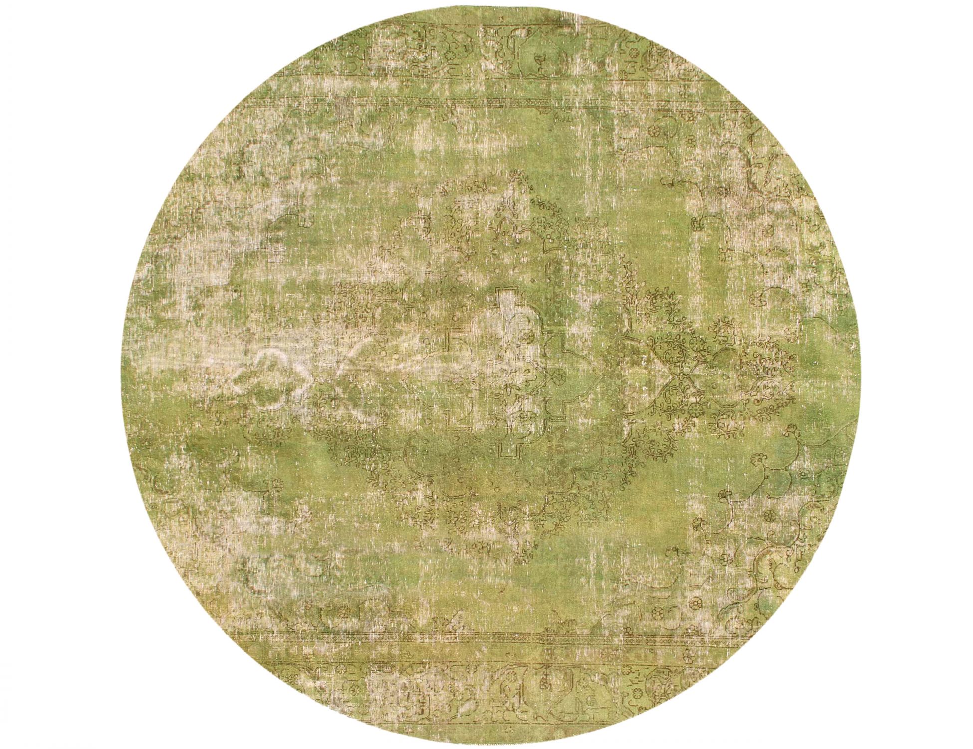 Tappeto vintage persiano  verde <br/>283 x 283 cm