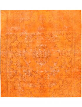 Persisk vintage teppe 267 x 267 oransje