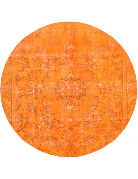 Alfombra persa vintage 267 x 267 naranja