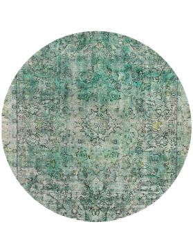 Persisk Vintagetæppe 260 x 260 grøn