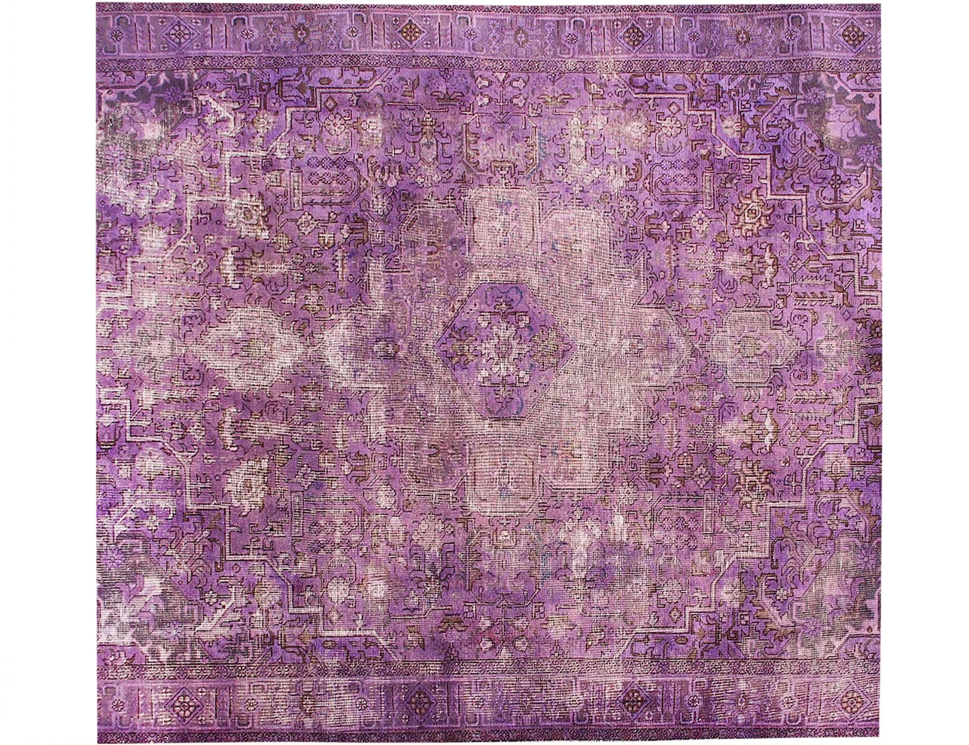 Tappeto vintage persiano  viola <br/>287 x 287 cm