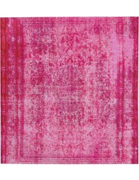 Rød Persien Persisk Vintagetæppe 285 x 285 cm - view 3