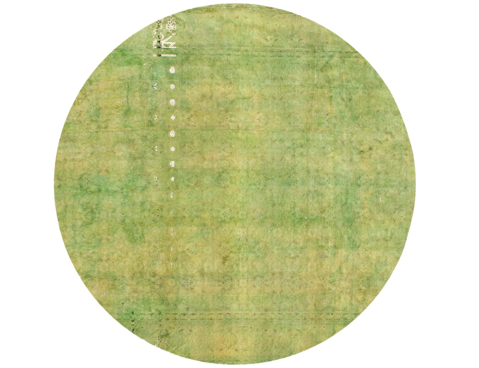 Tapis Persan vintage  vert <br/>290 x 290 cm