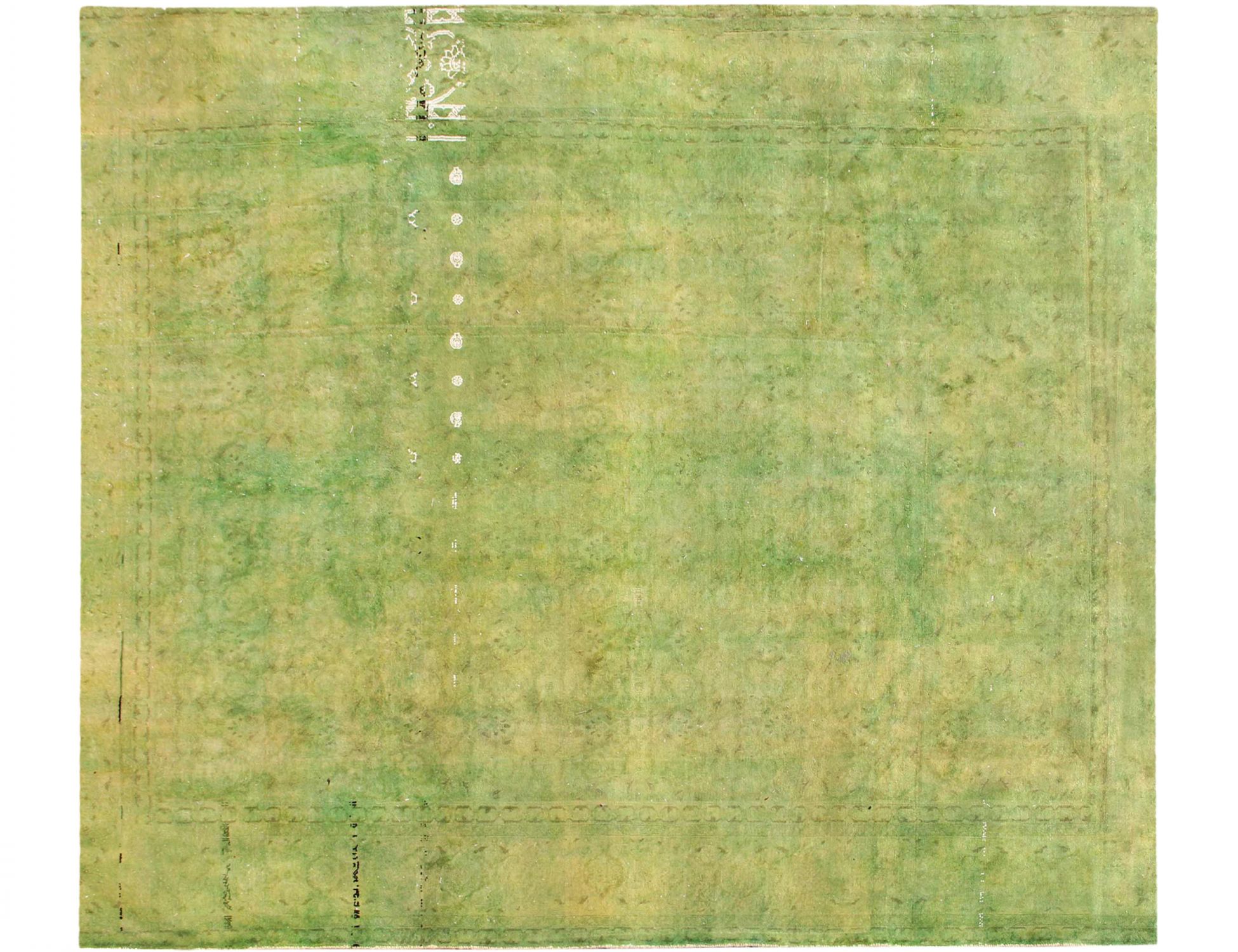 Perzisch Vintage Tapijt  groen <br/>330 x 290 cm