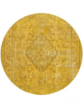 Tappeto vintage persiano  giallo <br/>295 x 295 cm
