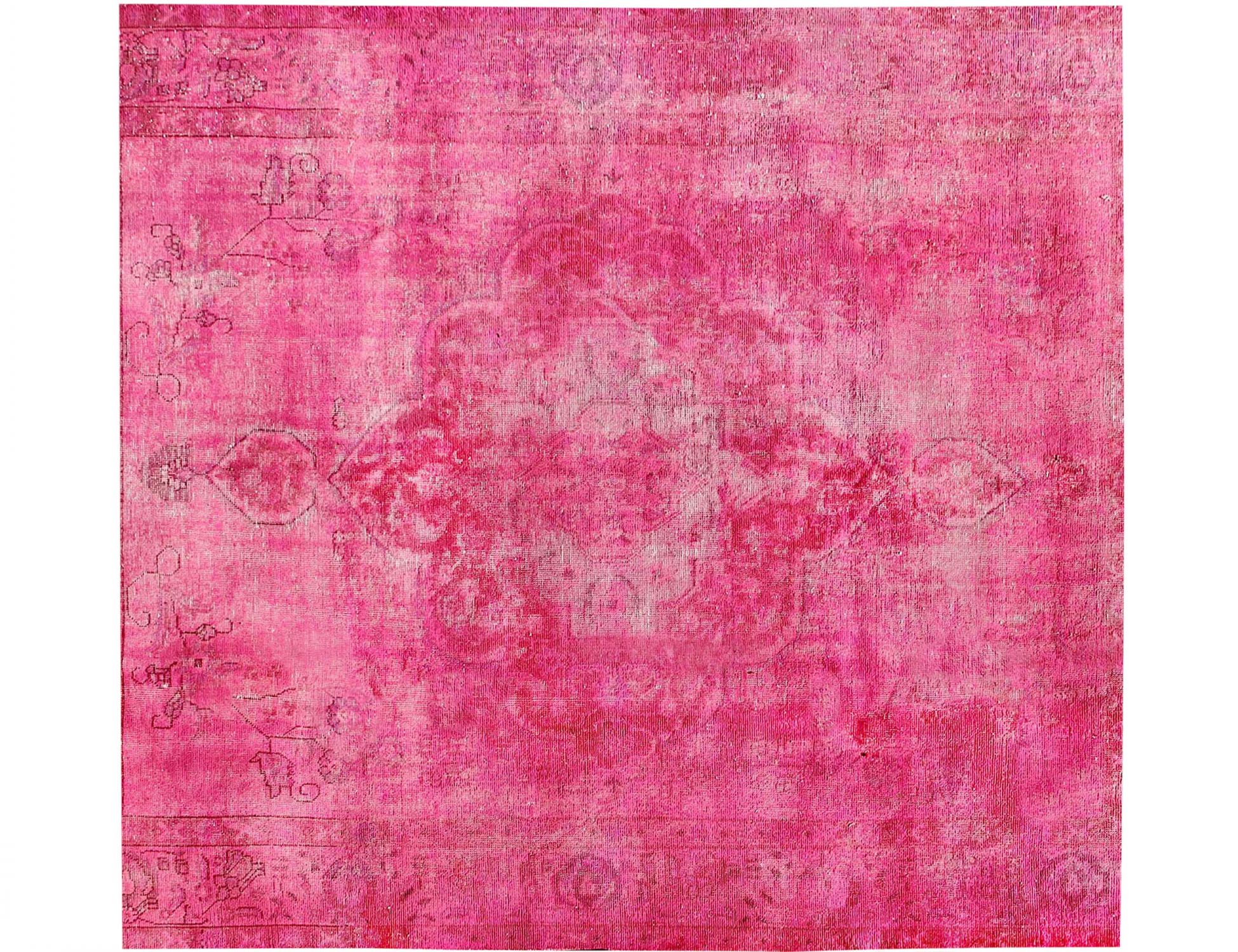 Persisk Vintagetæppe  rose <br/>290 x 290 cm