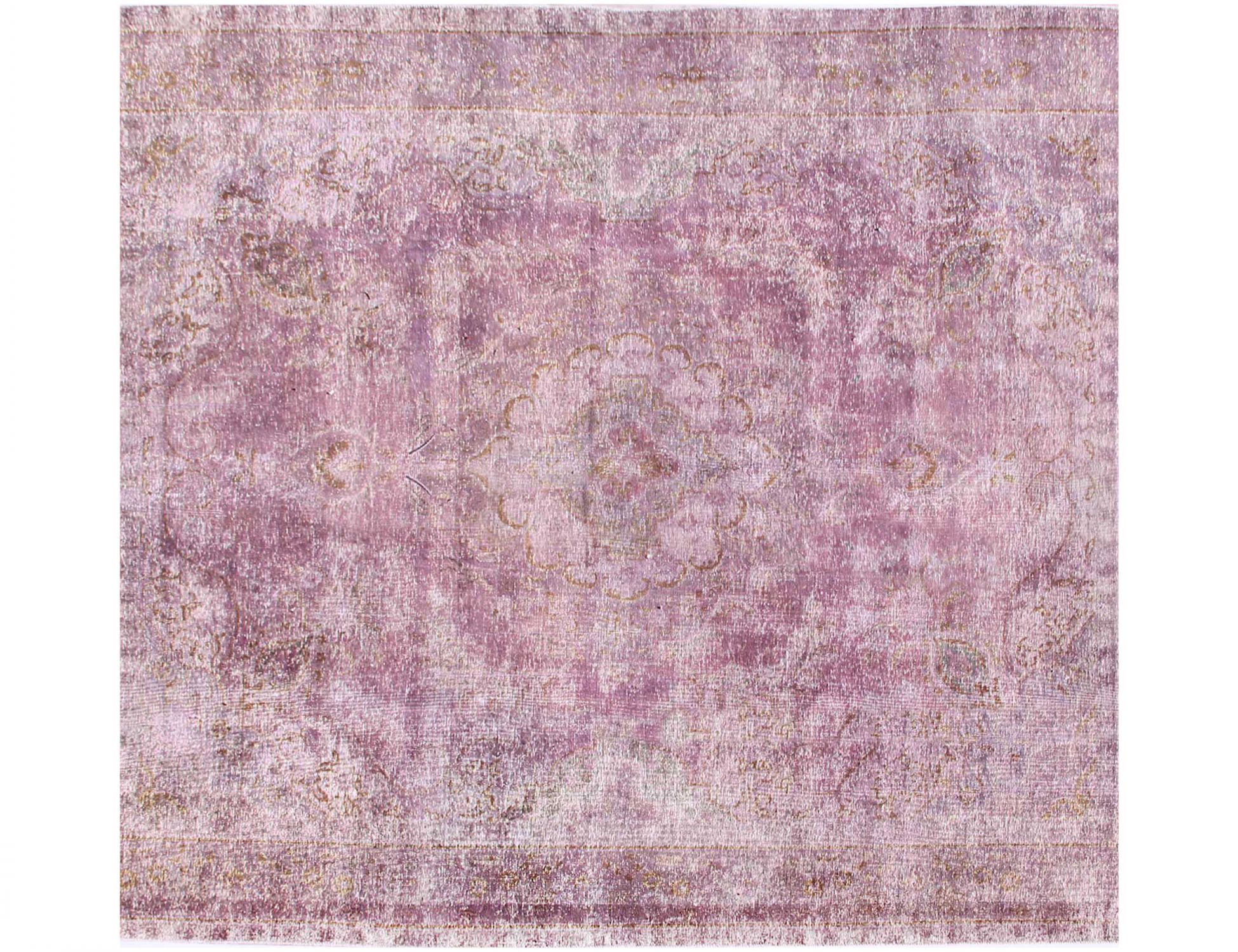 Tapis Persan vintage  violet <br/>296 x 296 cm