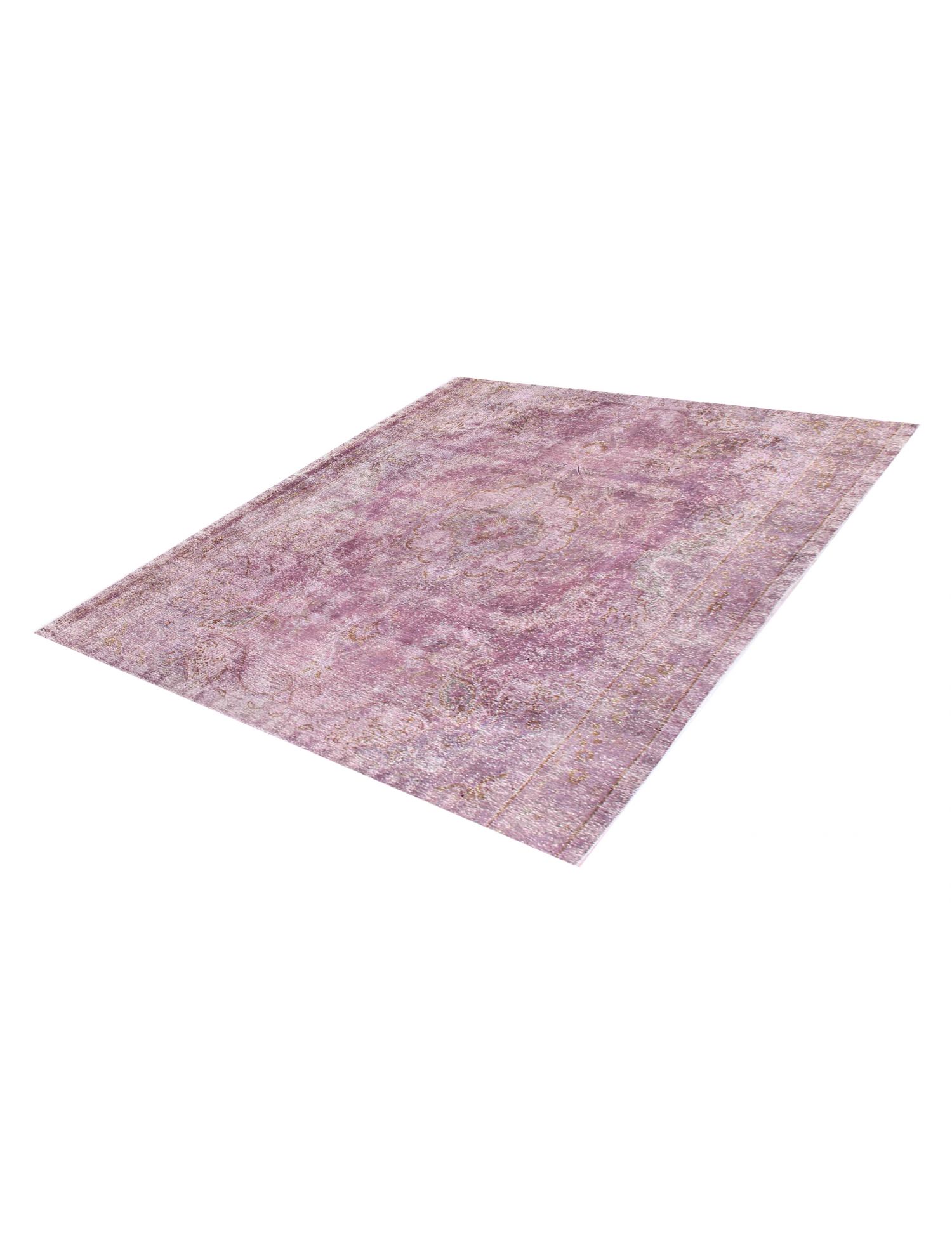 Quadrat  Vintage Teppich  lila <br/>296 x 296 cm