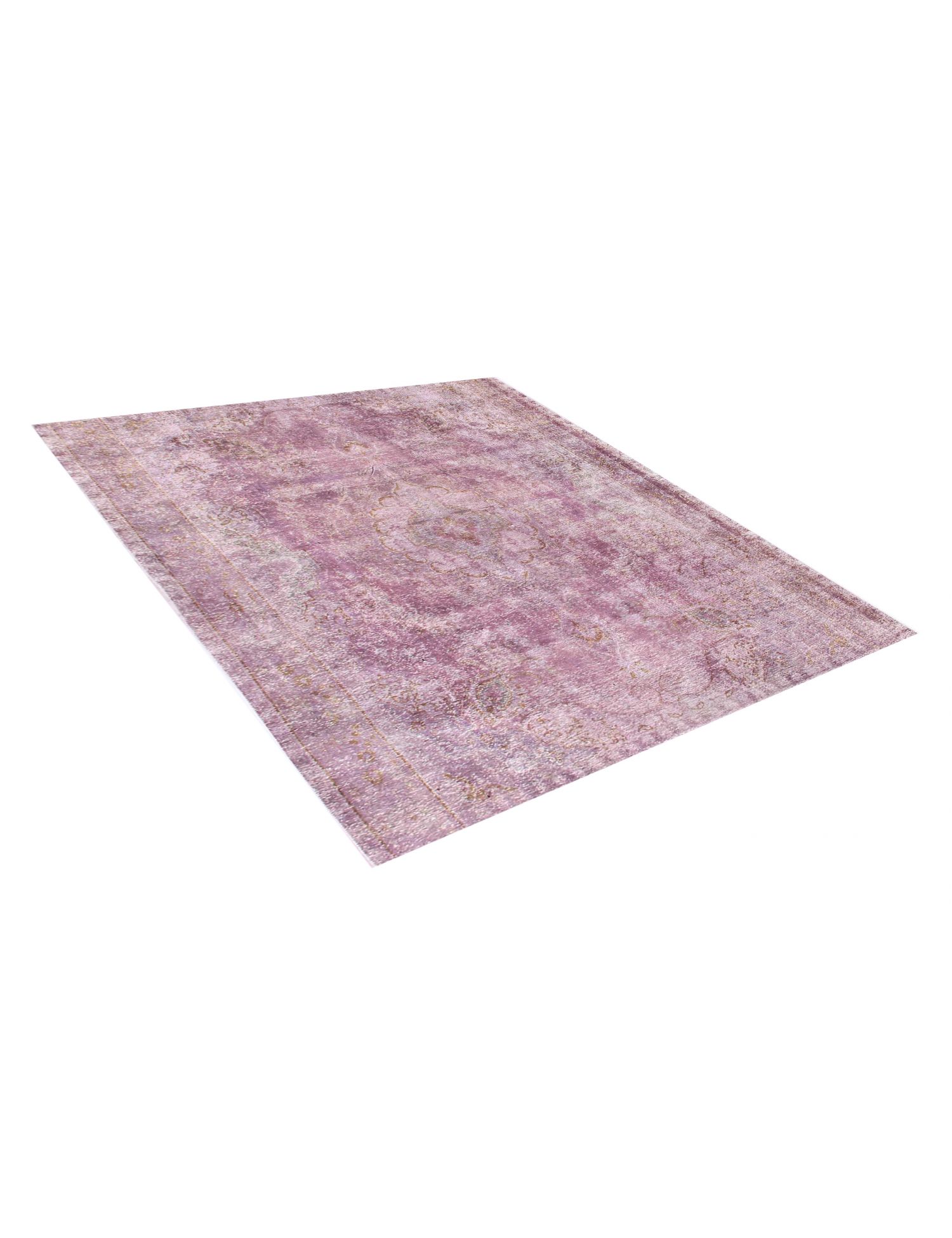 Quadrat  Vintage Teppich  lila <br/>296 x 296 cm