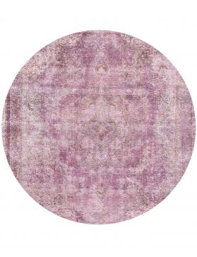 Tapis Persan vintage 296 x 296 violet