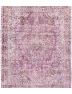 Alfombra persa vintage 340 x 296 púrpura