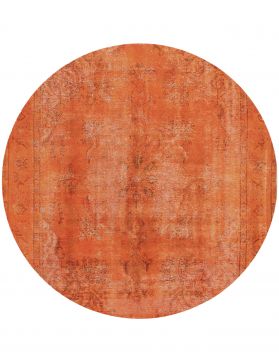 Perzisch Vintage Tapijt 296 x 296 oranje