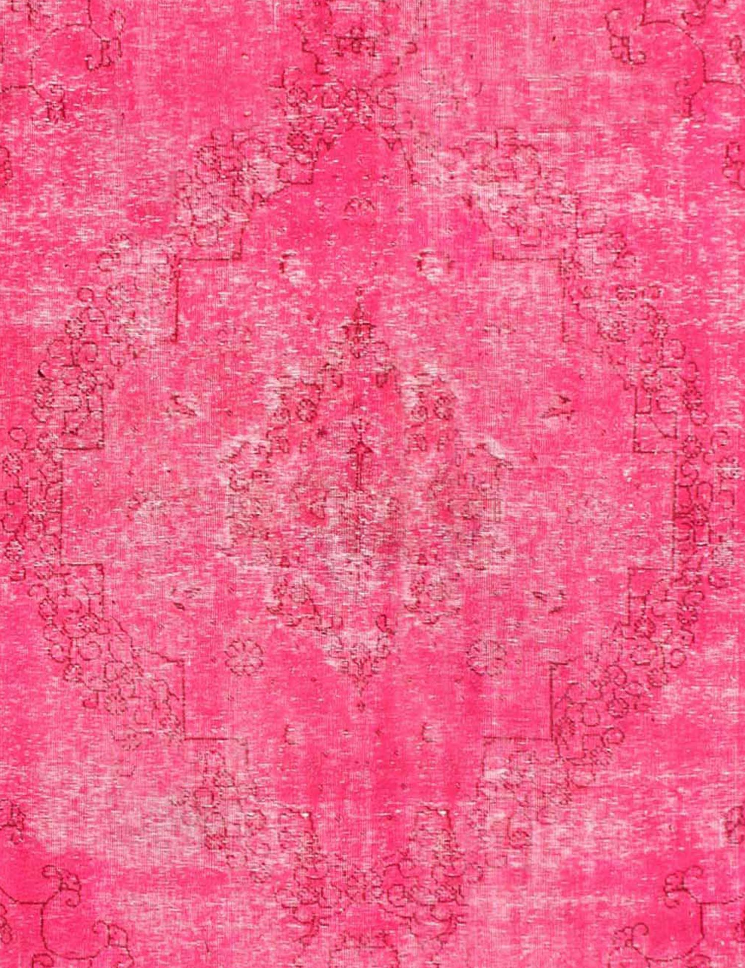 Tapis Persan vintage  rose <br/>263 x 263 cm