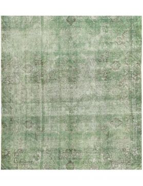 Persisk vintage matta 254 x 254 grön