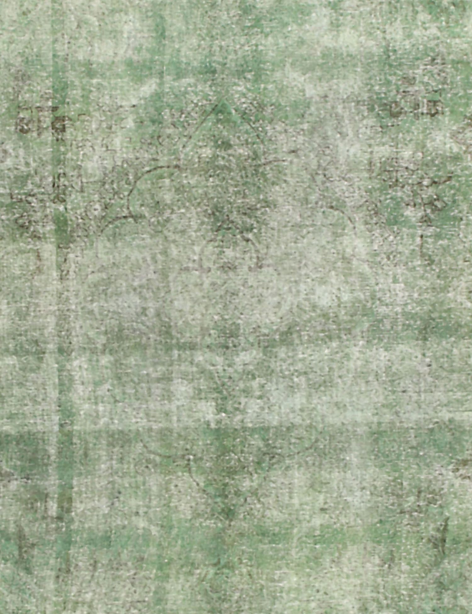 Tapis Persan vintage  vert <br/>254 x 254 cm