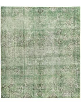 Alfombra persa vintage 300 x 254 verde