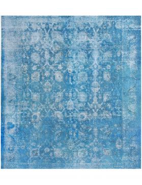Perzisch Vintage Tapijt 284 x 284 blauw