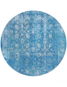 Alfombra persa vintage 284 x 284 azul