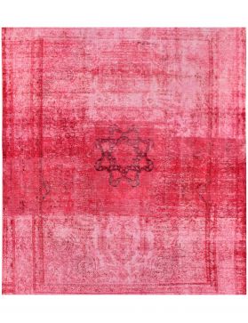 Alfombra persa vintage 290 x 290 rojo