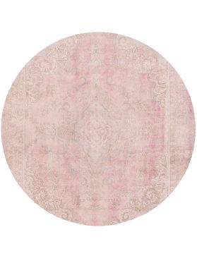 Round  Vintage Carpet  pink  <br/>273 x 273 cm