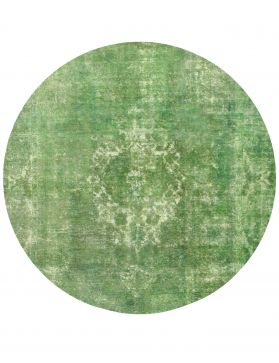 Persisk Vintagetæppe 276 x 276 grøn