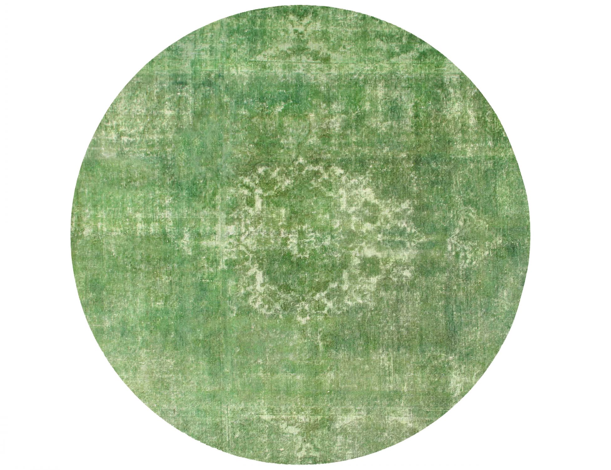 Tappeto vintage persiano  verde <br/>276 x 276 cm