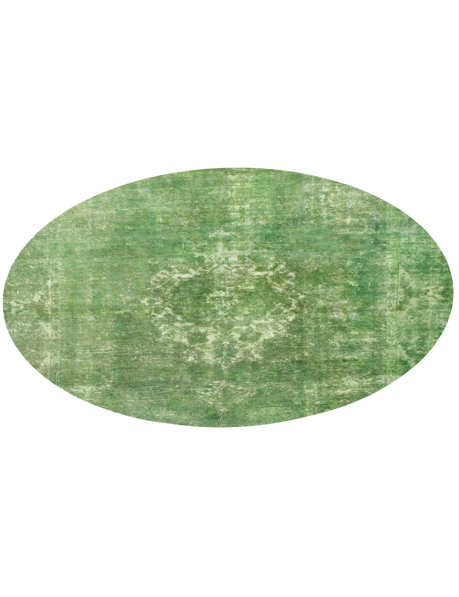Tapis Persan vintage  vert <br/>276 x 276 cm