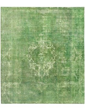 Persisk vintage teppe 320 x 276 grønn