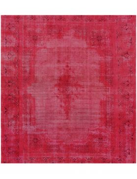 Tapis Persan vintage 298 x 298 rouge