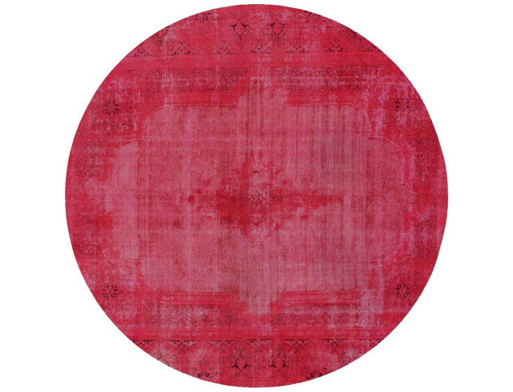 Rood Perzië Perzisch Vintage Tapijt 298 x 298 cm