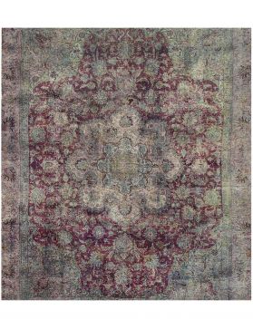 Tapis Persan vintage 282 x 282 vert