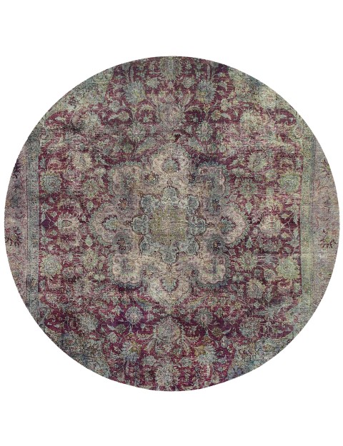 Grün Persien Persischer Vintage Teppich 282 x 282 cm