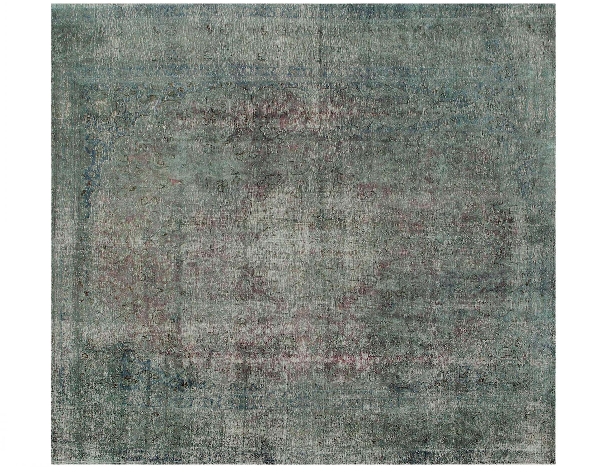 Tappeto vintage persiano  verde <br/>288 x 288 cm