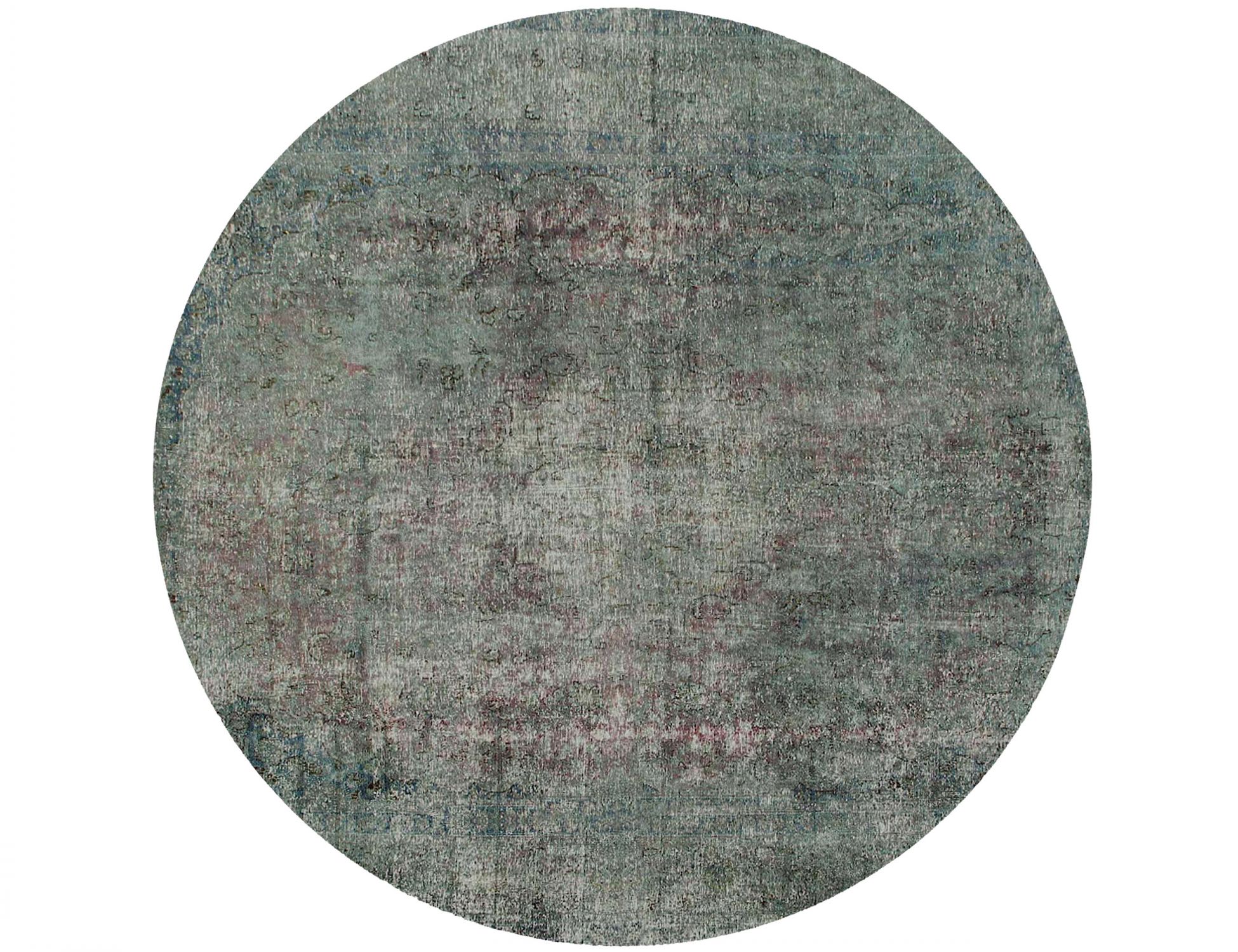 Persisk Vintagetæppe  grøn <br/>288 x 288 cm