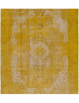 Tapis Persan vintage 285 x 285 jaune